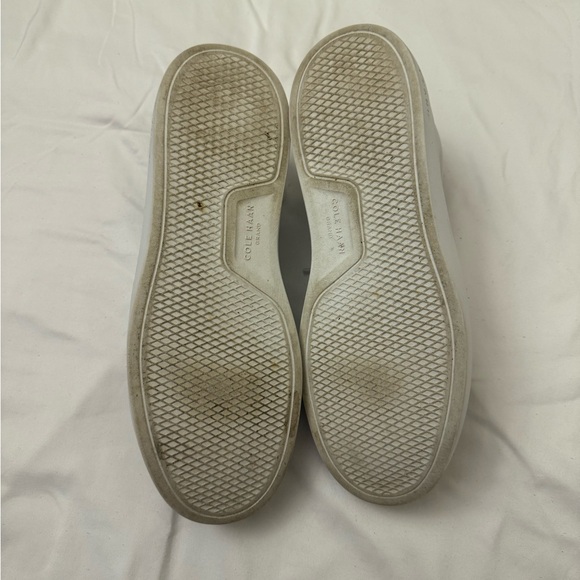 Cole Haan White and Animal Print Sneakers - Picture 4 of 4